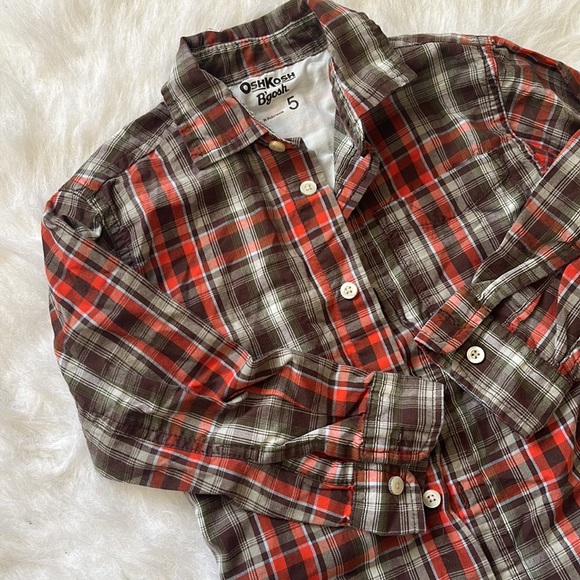 Osh Kosh B’Gosh Button Up Shirt Size 5 - Picture 3 of 5